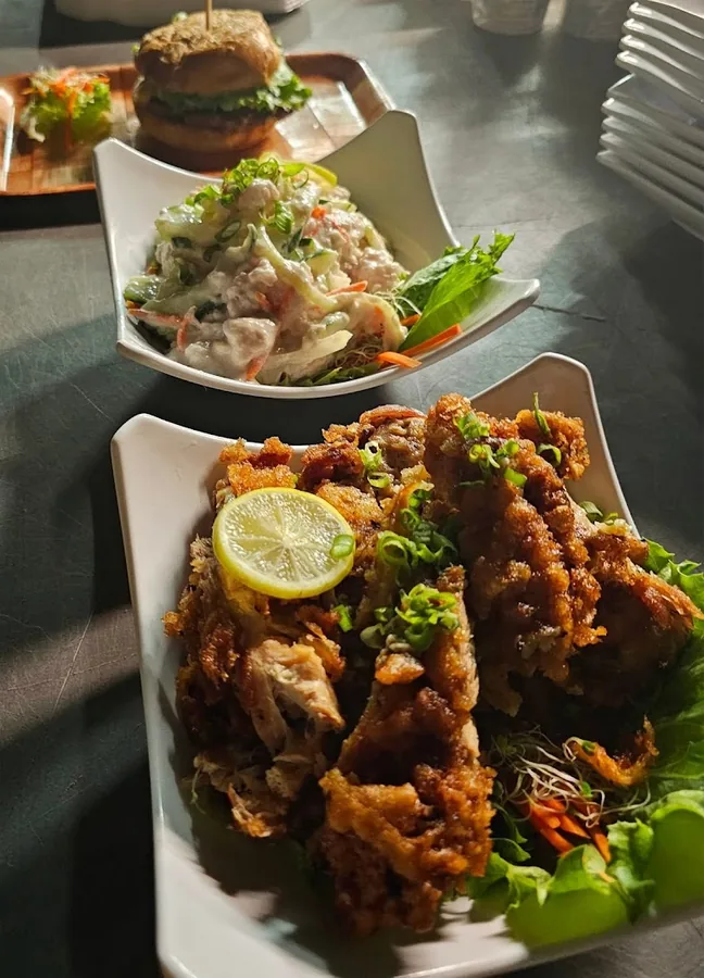 Roulotte YO LE BIG, brochettes de poisson